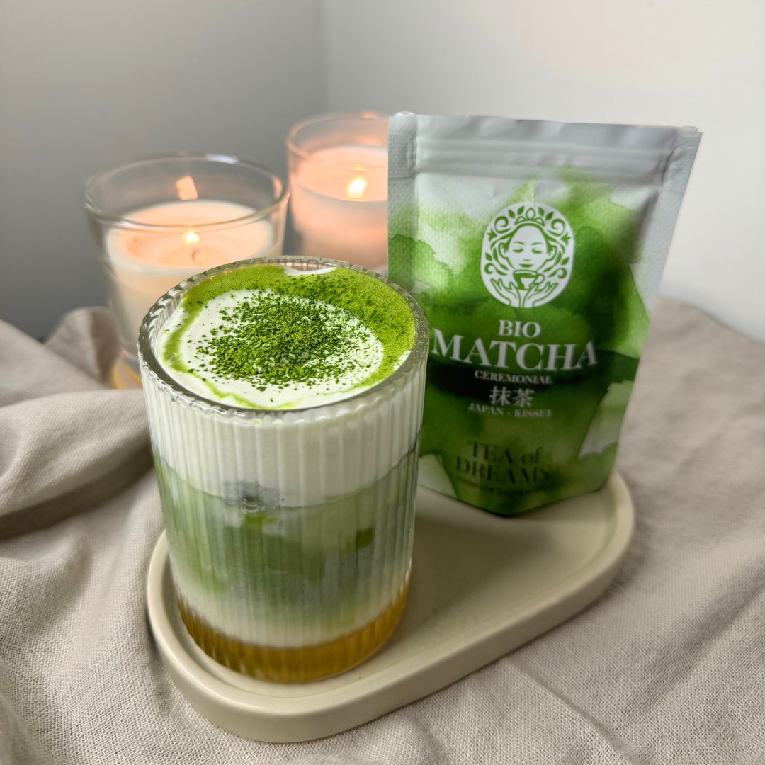 Brown Sugar Matcha Latte: Rezept & Zubereitung - Tea of Dreams