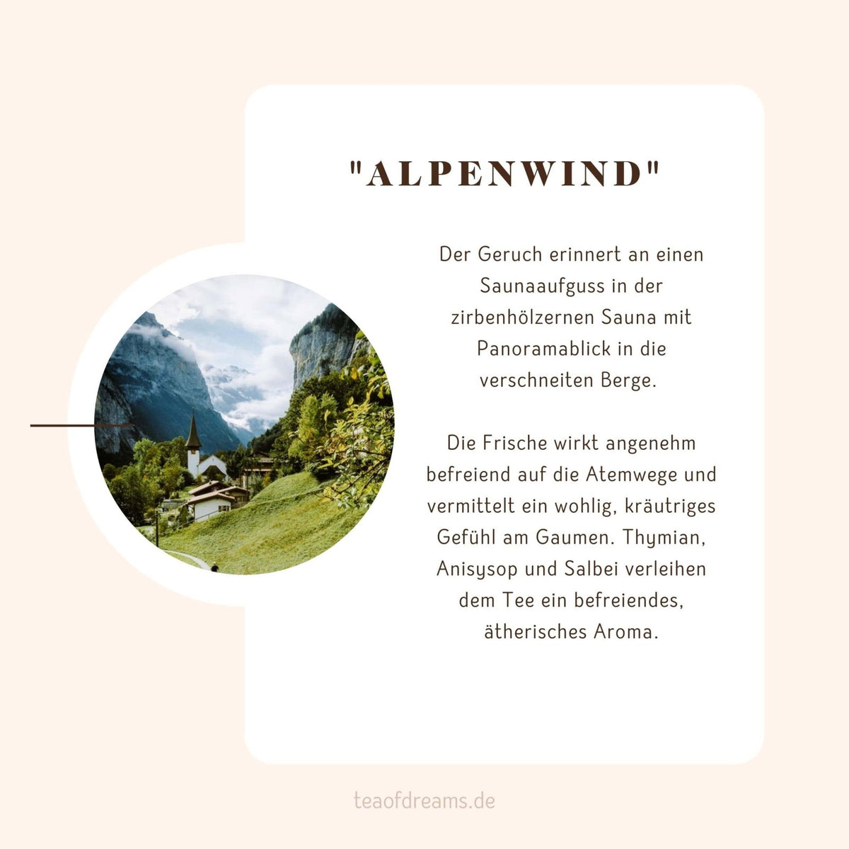 Bio Bergkräutertee "Alpenwind" (naturbelassen) - Bio Bergkräutertee "Alpenwind" (naturbelassen)