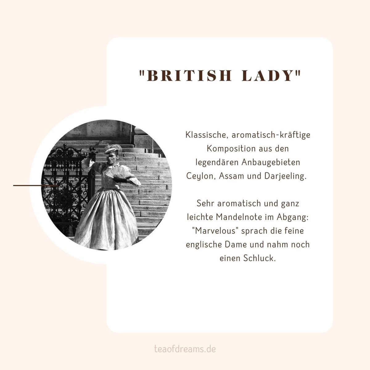 Bio englische Schwarztee Mischung "British Lady" - Bio englische Schwarztee Mischung "British Lady"