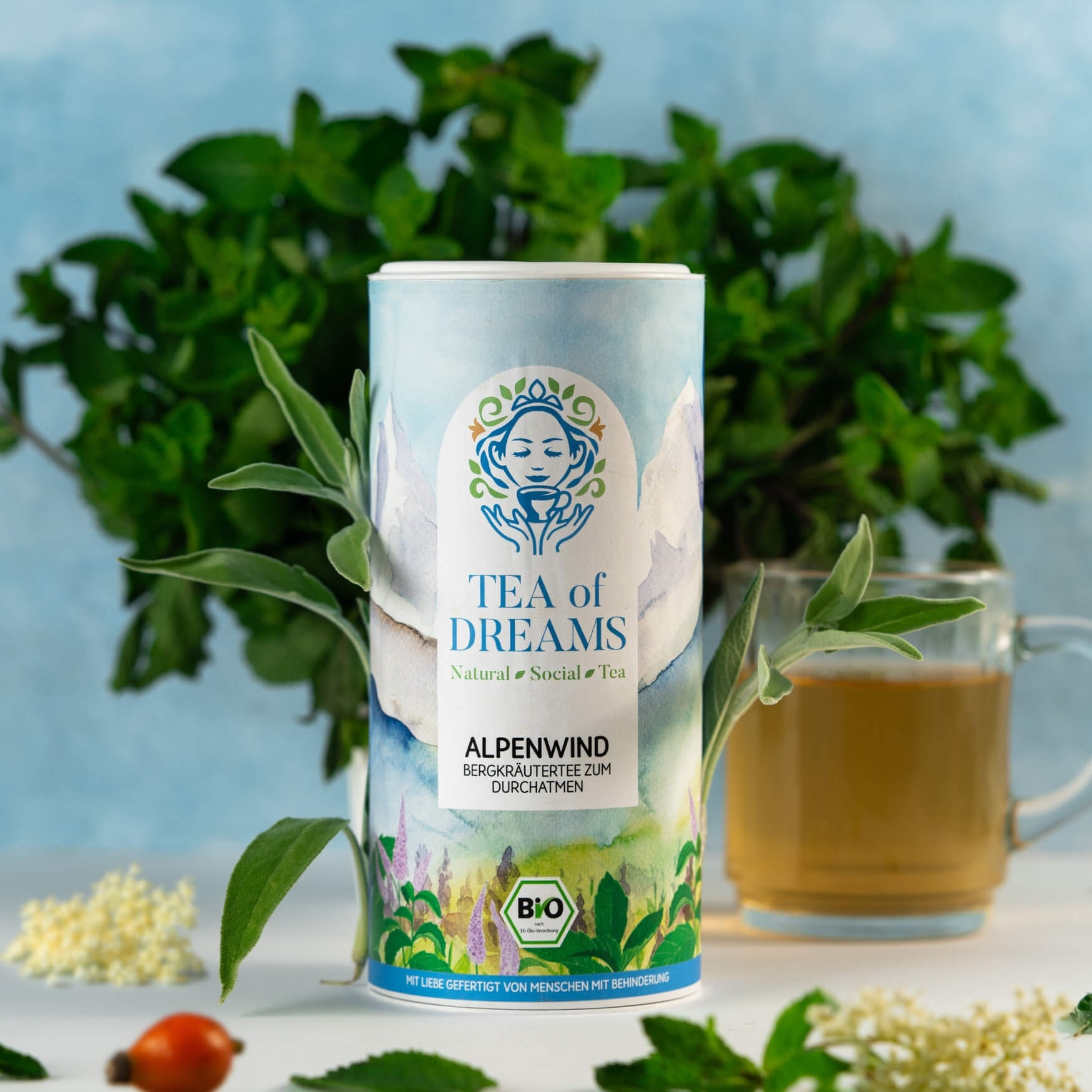 Bio Bergkräutertee "Alpenwind" (naturbelassen) - Bio Bergkräutertee "Alpenwind" (naturbelassen)