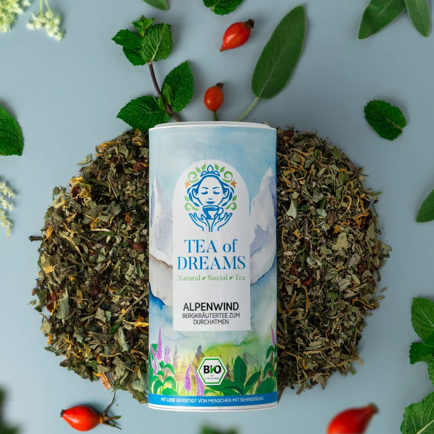 Bio Bergkräutertee "Alpenwind" (naturbelassen) - Bio Bergkräutertee "Alpenwind" (naturbelassen)