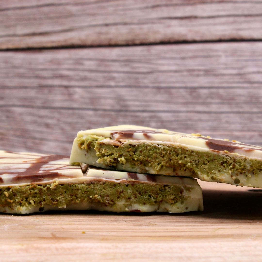 Dubai Schokolade mit Matcha