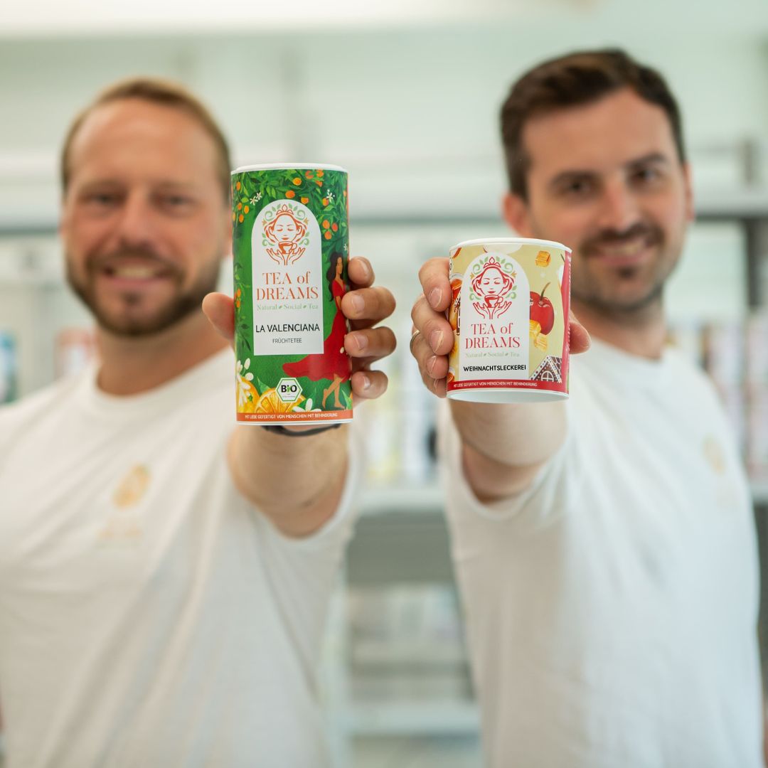 Tee von Menschen mit Behinderung