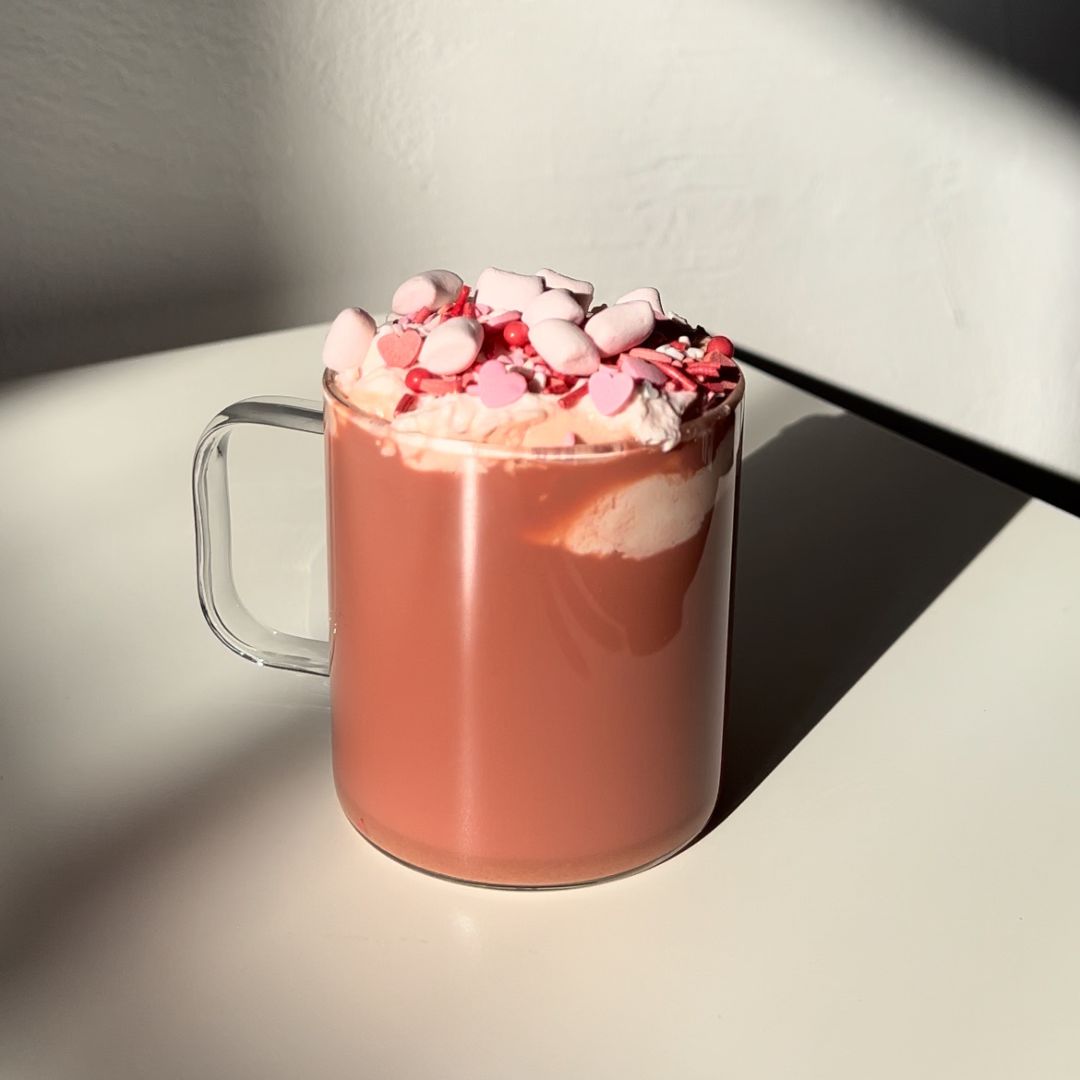 Himbeer Rooibos Latte