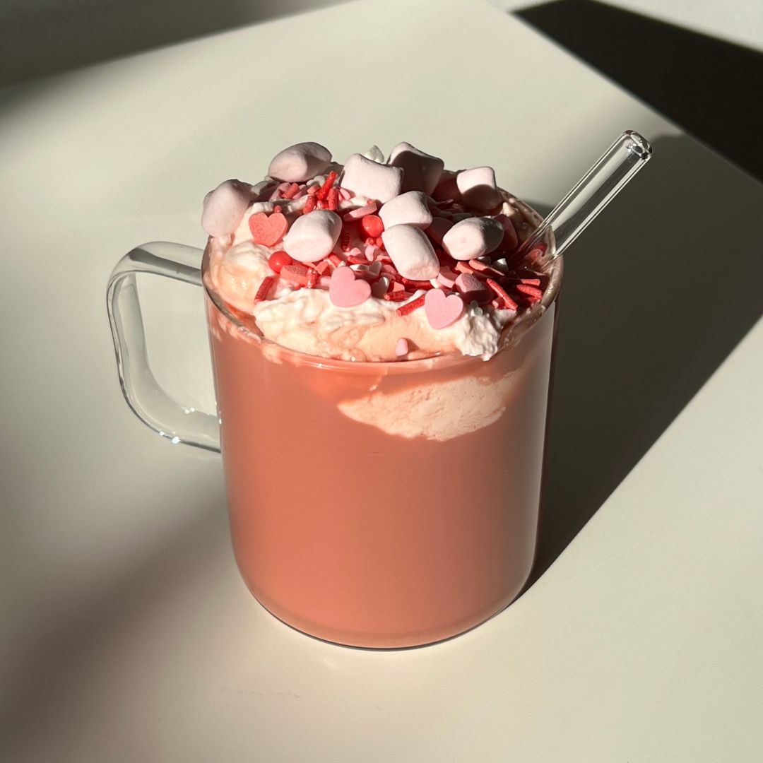 Himbeer Rooibos Latte