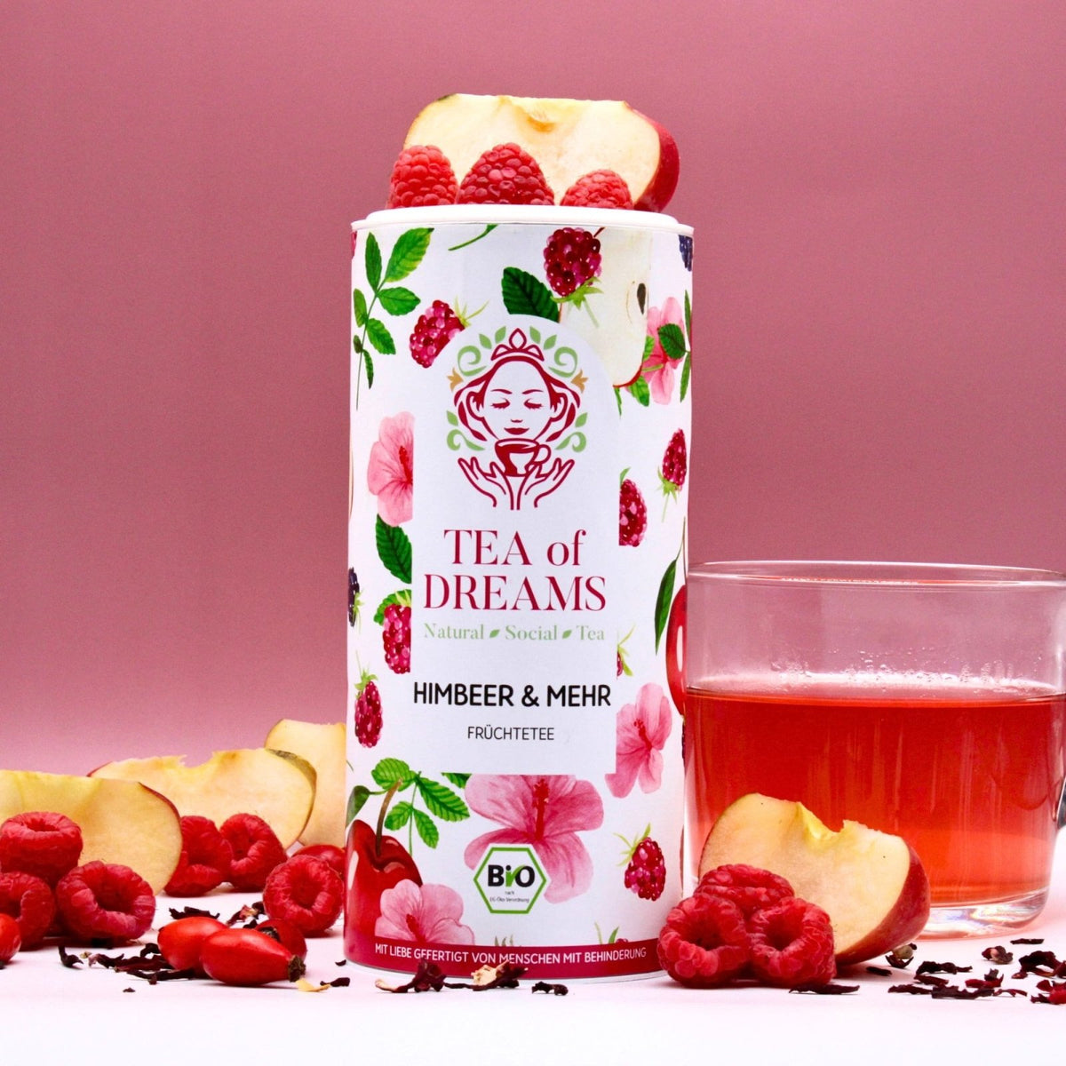 Bio Früchtetee "Himbeer & mehr" - Bio Früchtetee "Himbeer & mehr"
