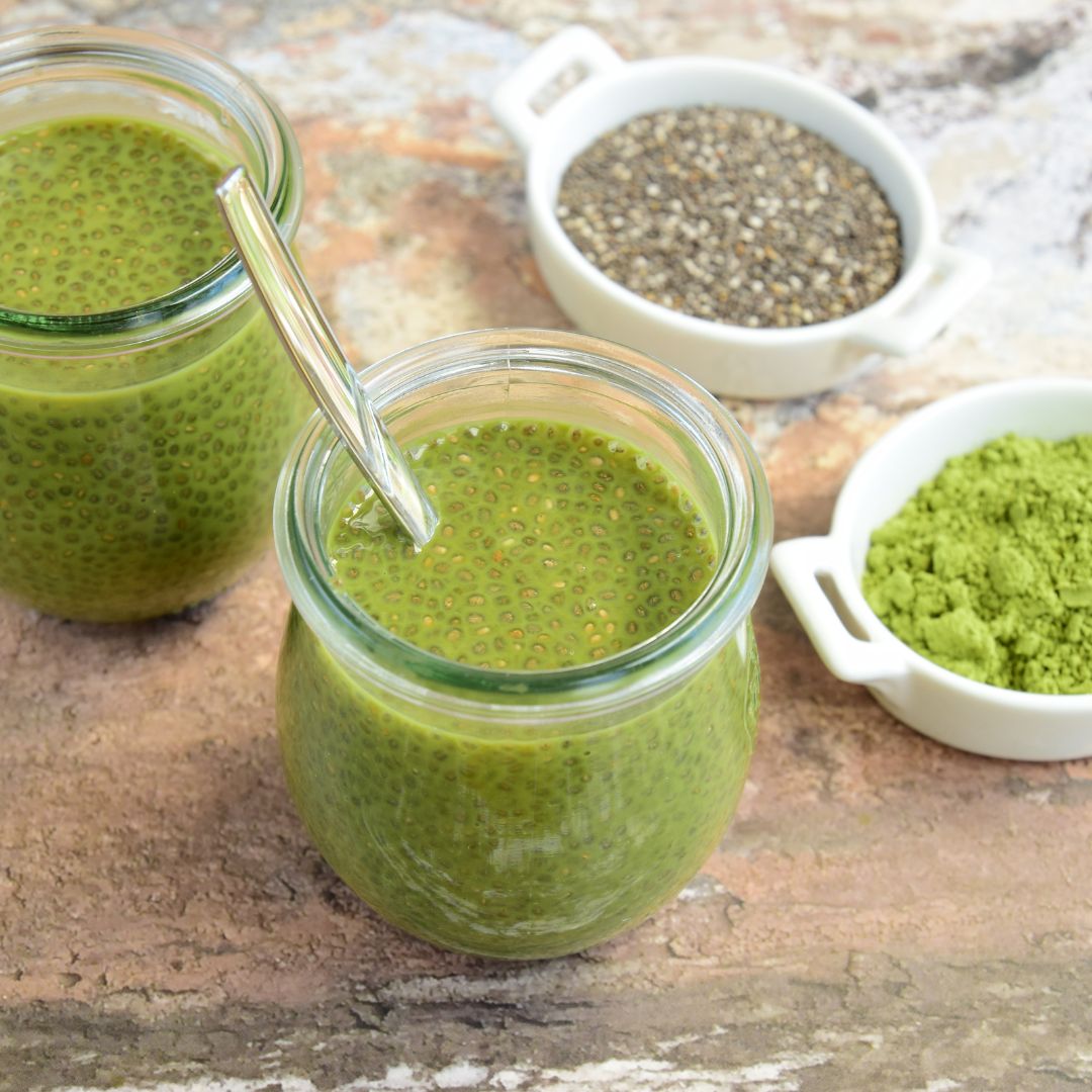 Matcha Chia Pudding