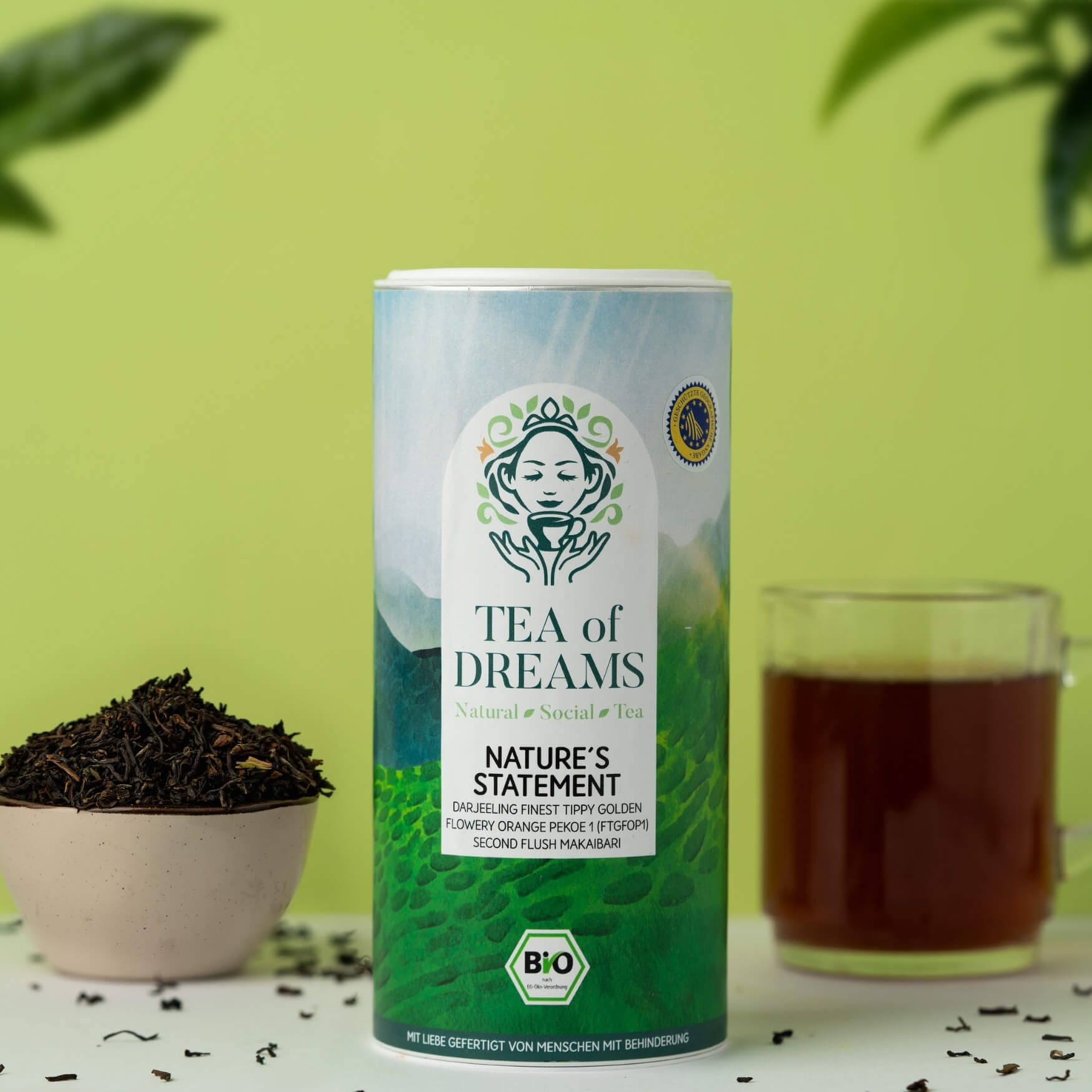 Bio Darjeeling Finest Tippy Golden Flowery Orange Pekoe 1 (FTGFOP1) Second Flush Makaibari "Nature´s Statement" - Bio Darjeeling Finest Tippy Golden Flowery Orange Pekoe 1 (FTGFOP1) Second Flush Makaibari "Nature´s Statement"