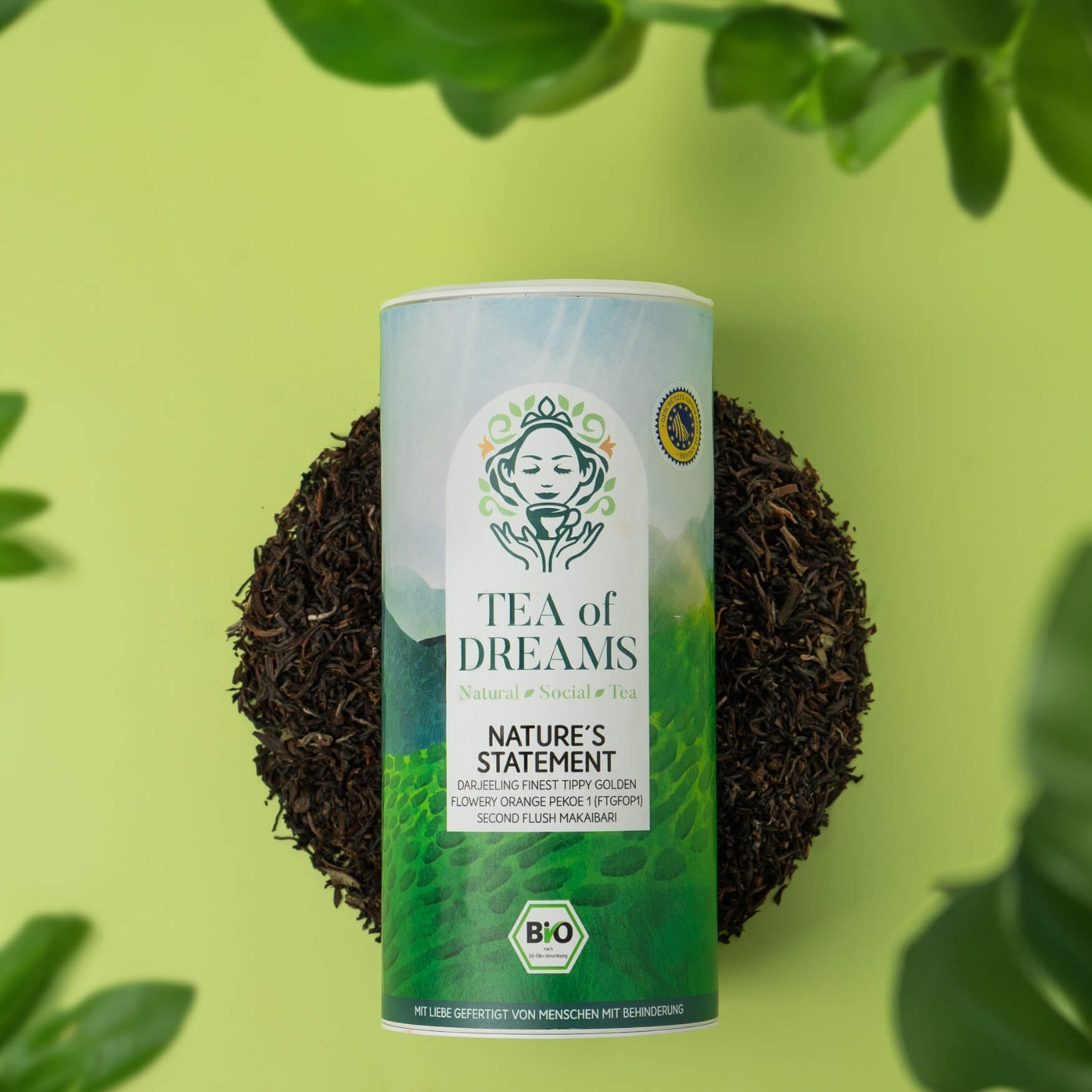 Bio Darjeeling Finest Tippy Golden Flowery Orange Pekoe 1 (FTGFOP1) Second Flush Makaibari "Nature´s Statement" - Bio Darjeeling Finest Tippy Golden Flowery Orange Pekoe 1 (FTGFOP1) Second Flush Makaibari "Nature´s Statement"