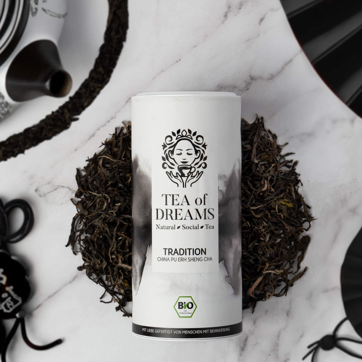 Bio China Green Pu Erh Sheng Cha "Tradition" - Bio China Green Pu Erh Sheng Cha "Tradition"