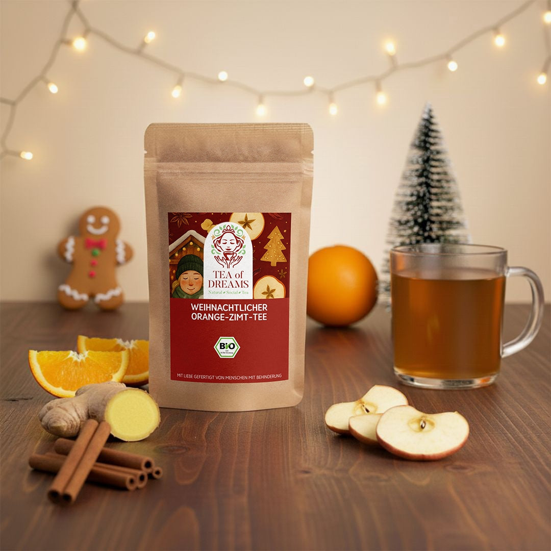 Weihnachtlicher Tee mit Orange & Zimt