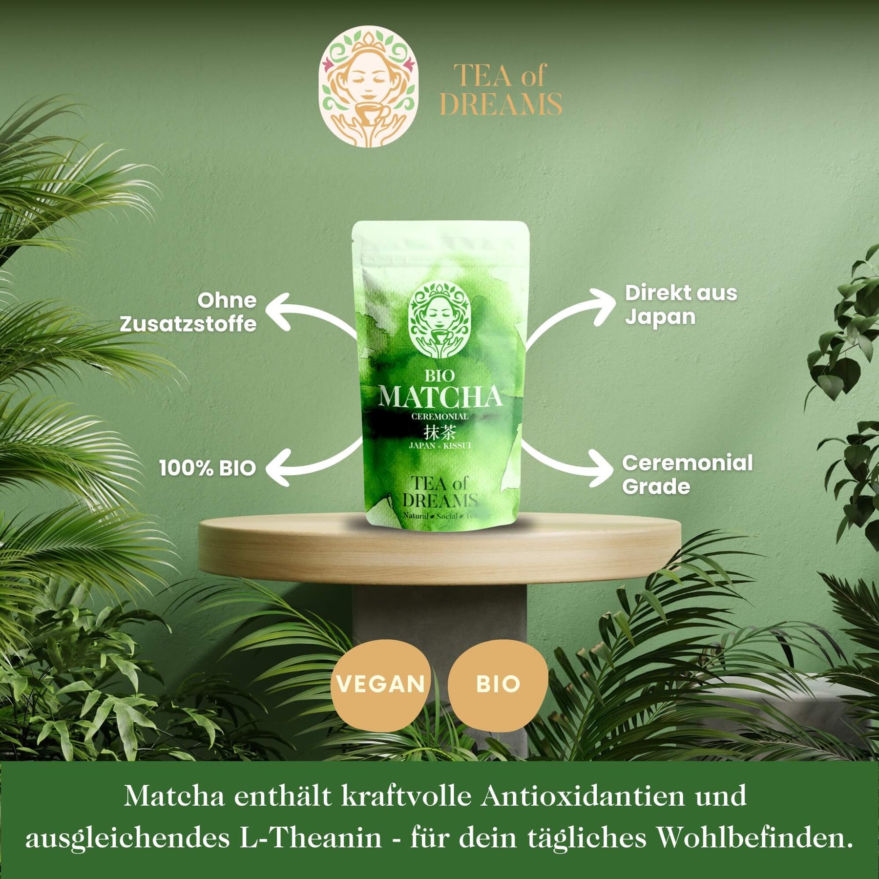 Bio Matcha Ceremonial - Japan Kissui 吉翠 Premium - Bio Matcha Ceremonial - Japan Kissui 吉翠 Premium