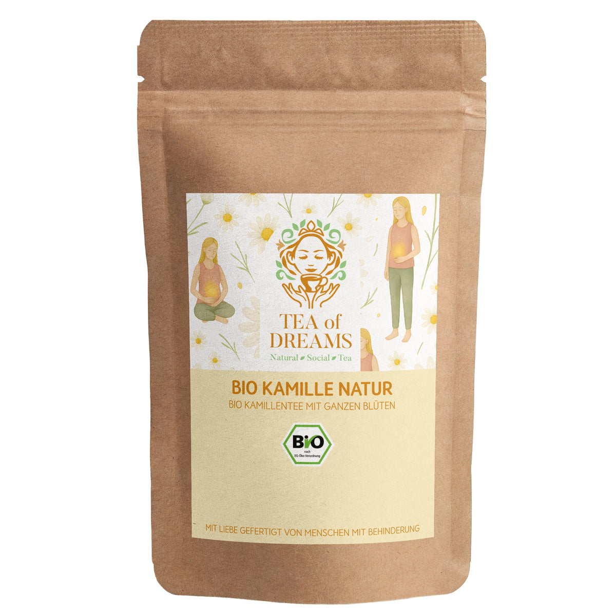 Bio Kamillentee Natur - mit ganzen Blüten