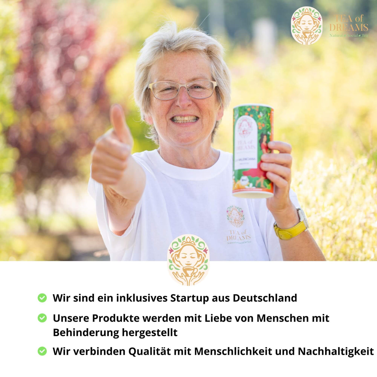 Tee mit Inklusion