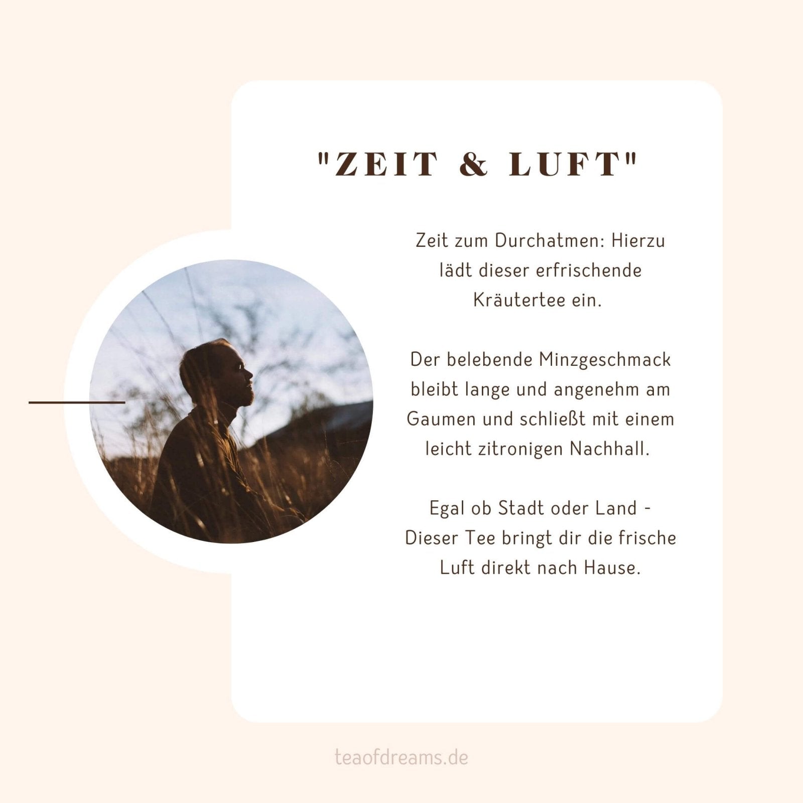 Bio Kräuterteemischung "Zeit & Luft" - Bio Kräuterteemischung "Zeit & Luft"