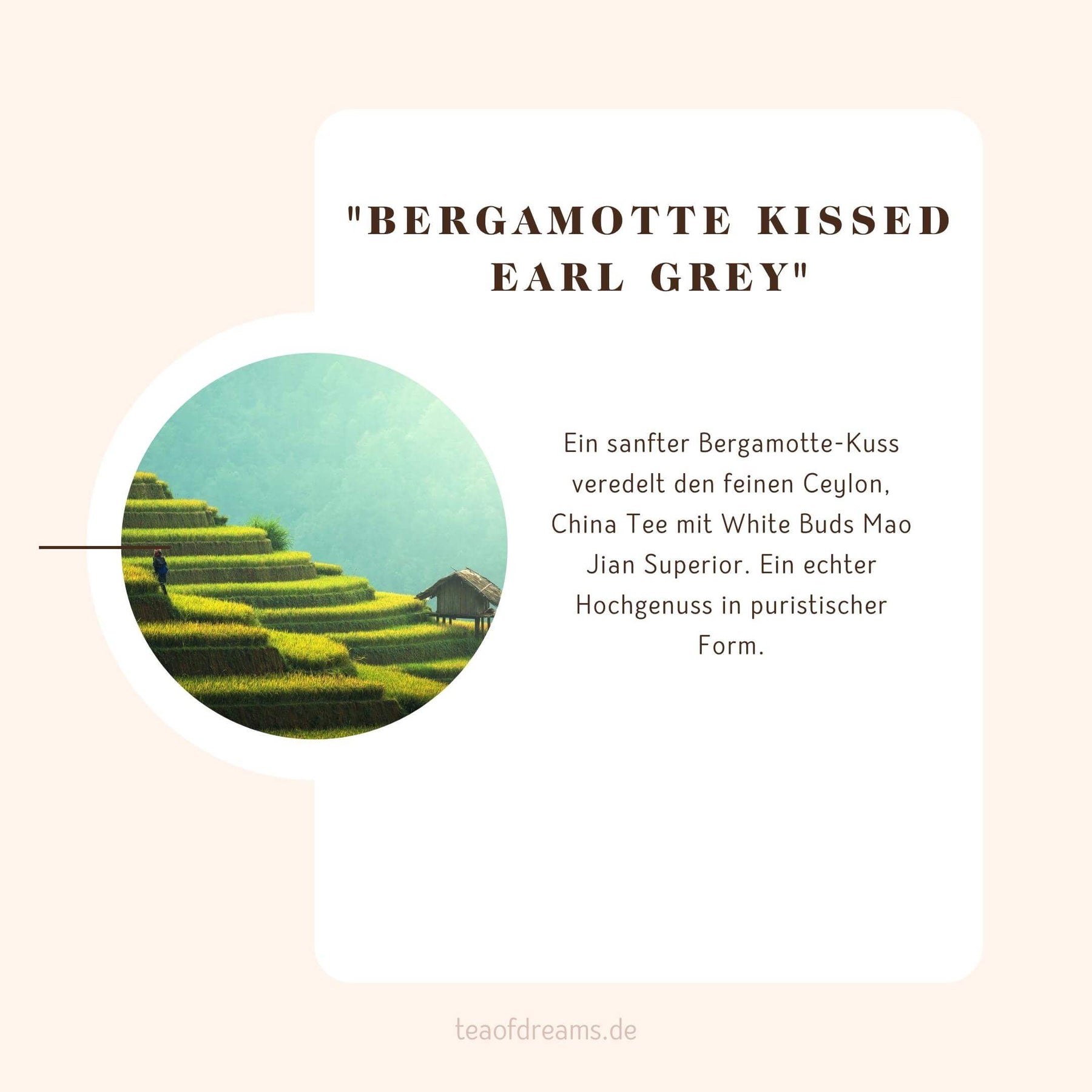 Bio Early Grey Tee "Bergamotte kissed Earl Grey" - Bio Early Grey Tee "Bergamotte kissed Earl Grey"