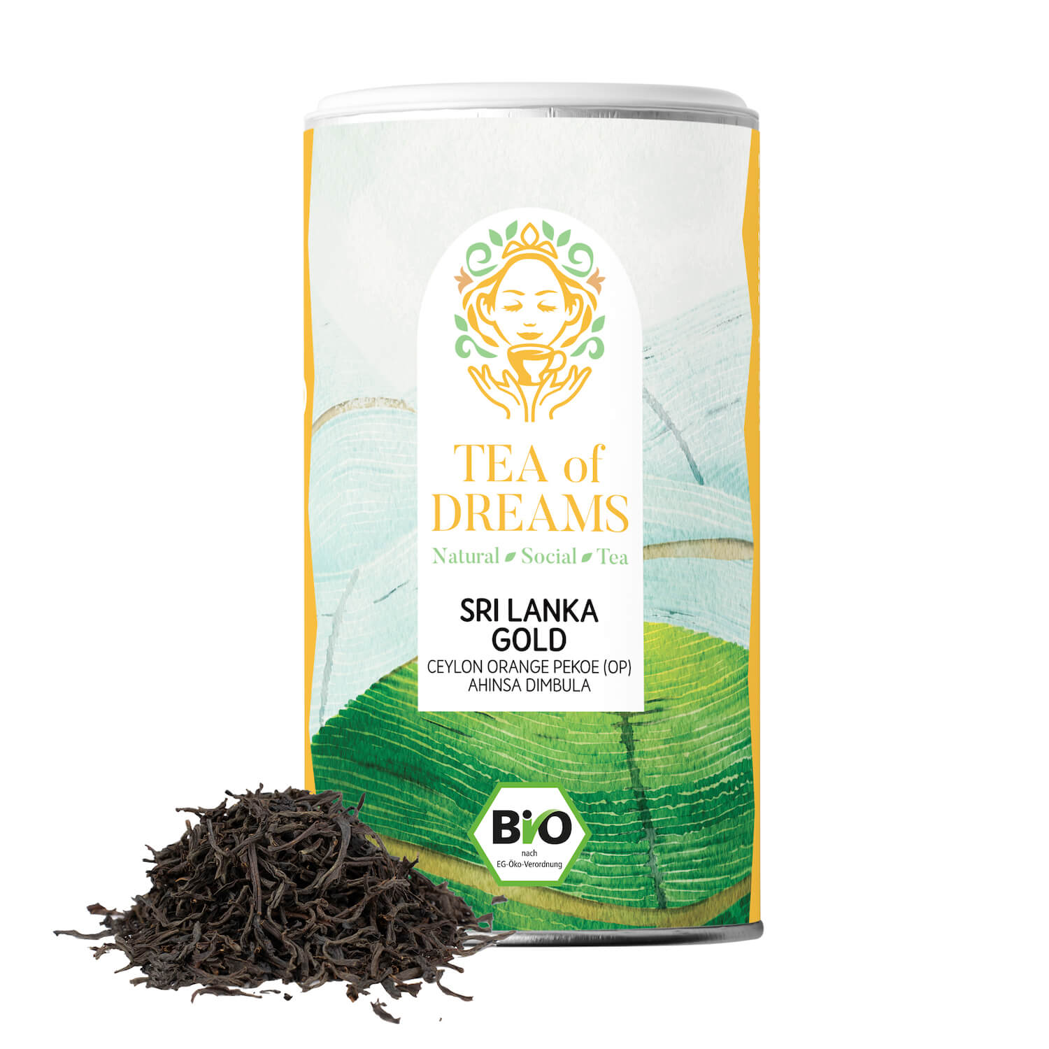 Bio Ceylon Orange Pekoe (OP) Ahinsa Dimbula "Sri Lanka Gold" - Bio Ceylon Orange Pekoe (OP) Ahinsa Dimbula "Sri Lanka Gold" - Bio Ceylon Orange Pekoe (OP) Ahinsa Dimbula "Sri Lanka Gold"