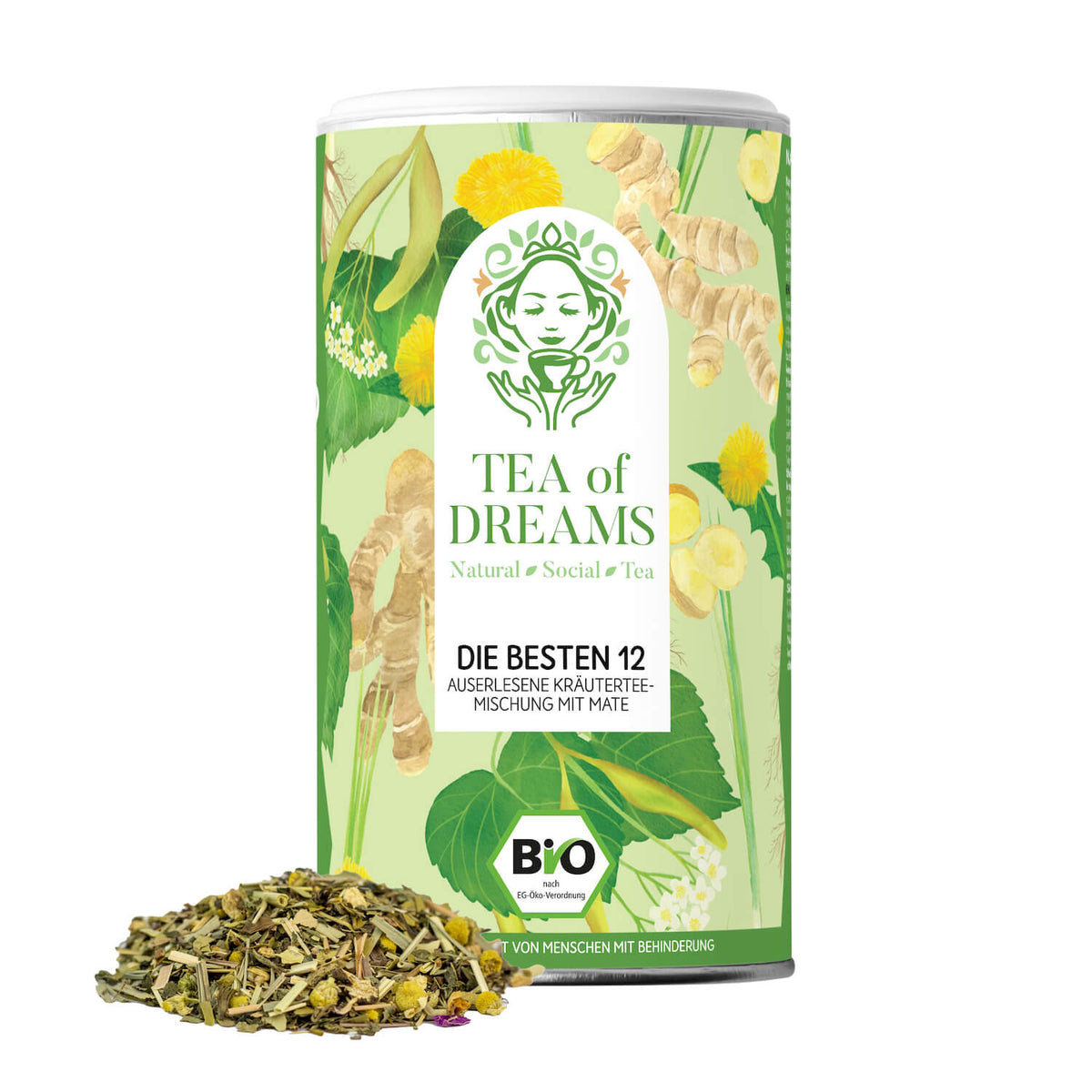 Bio Fastentee "die Besten 12" - naturbelassene Kräuterteemischung mit 12 Zutaten und Mate - Bio Fastentee "die Besten 12" - naturbelassene Kräuterteemischung mit 12 Zutaten und Mate