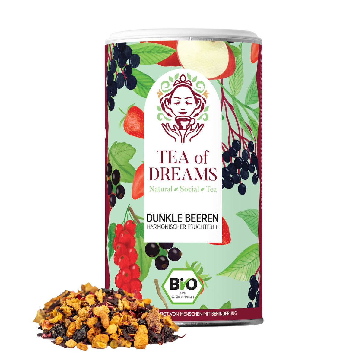 Bio Früchtetee "Dunkle Beeren" - Bio Früchtetee "Dunkle Beeren"