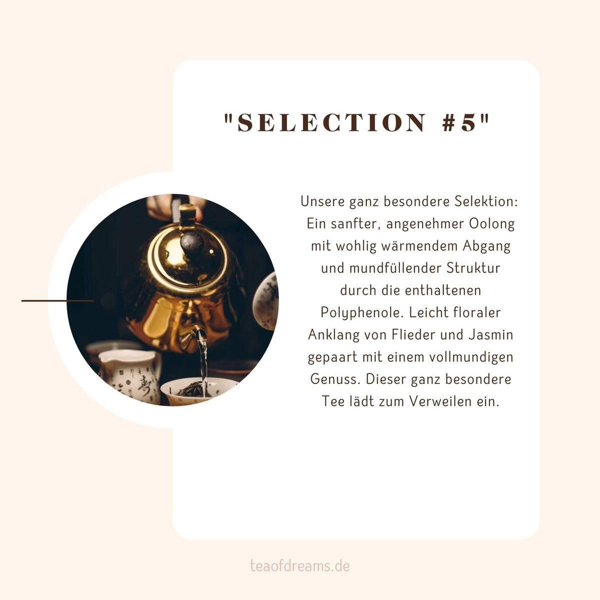 Bio China Tie Kuan Yin Oolong "Selection #5" - Bio China Tie Kuan Yin Oolong "Selection #5"