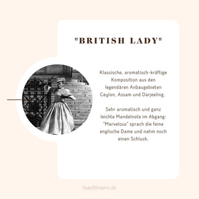 Bio englische Schwarztee Mischung "British Lady" - Bio englische Schwarztee Mischung "British Lady"