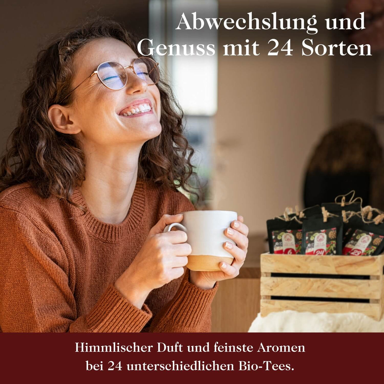 Bio Tee Adventskalender 2024 - 24 besondere Tees mit ♥️ gefertigt