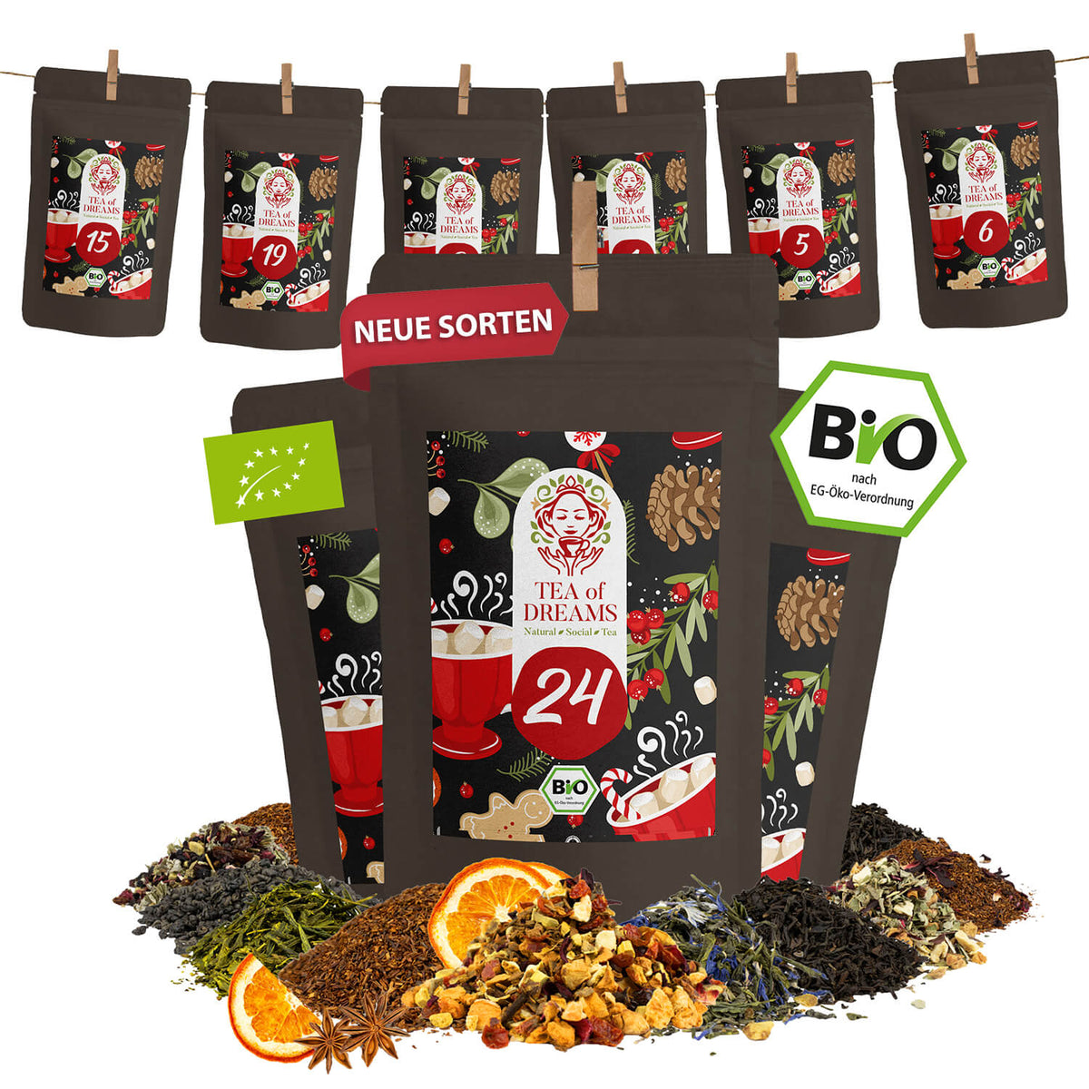 Bio Tee Adventskalender 2024 - Bio Tee Adventskalender 2024
