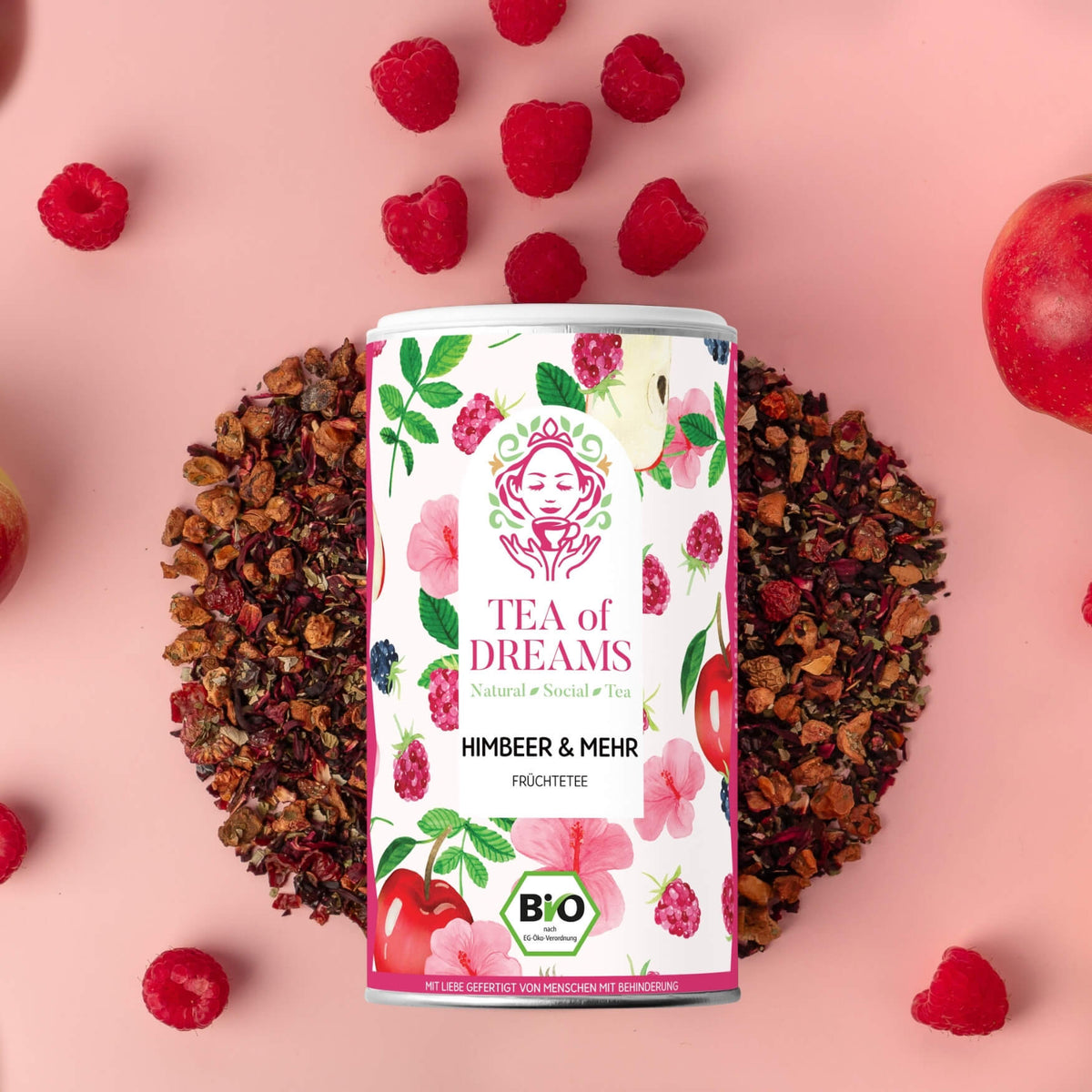 Früchtetee "Himbeer & Mehr" von Tea of Dreams