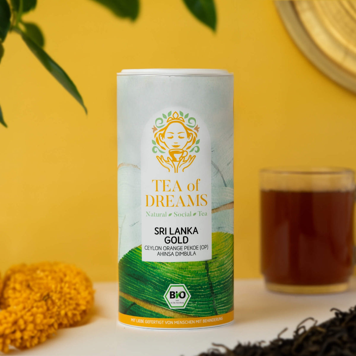 Bio Ceylon Orange Pekoe (OP) Ahinsa Dimbula "Sri Lanka Gold" - Bio Ceylon Orange Pekoe (OP) Ahinsa Dimbula "Sri Lanka Gold"