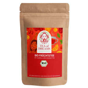Bio Früchtetee mit Acerola & Hagebutten
