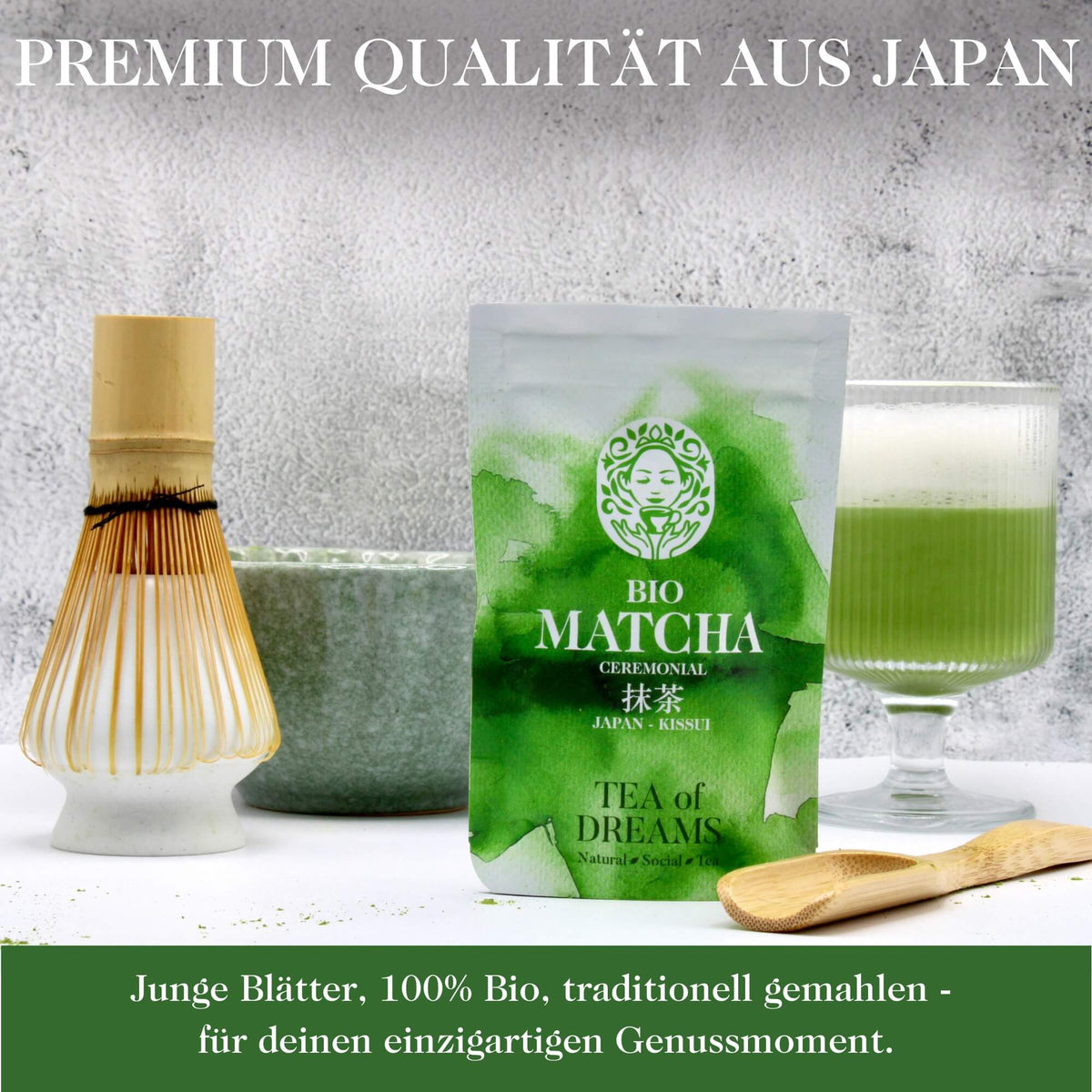 Bio Matcha Ceremonial - Japan Kissui 吉翠 Premium - Bio Matcha Ceremonial - Japan Kissui 吉翠 Premium