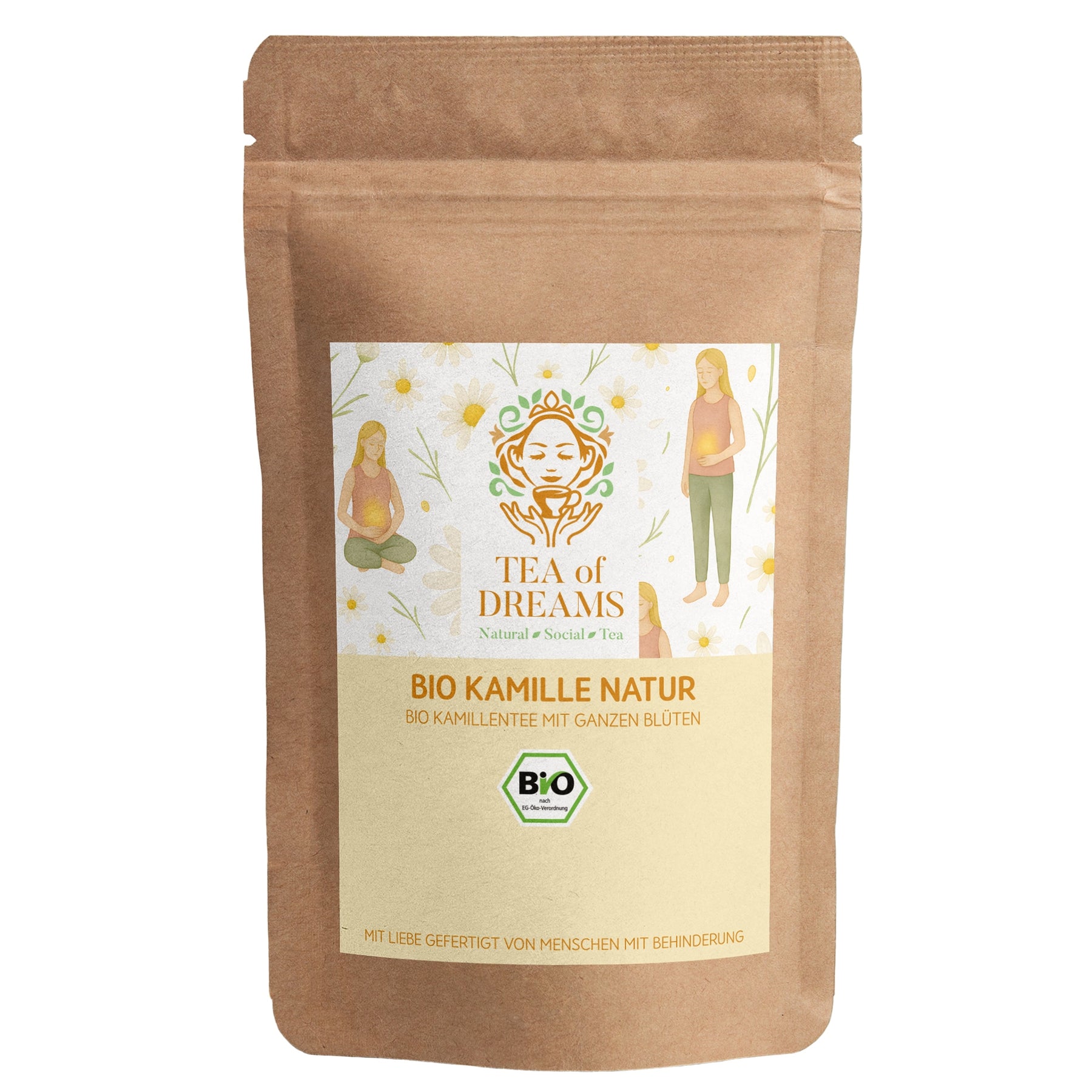 Bio Kamillentee Natur - mit ganzen Blüten
