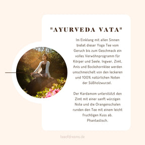 Bio Yoga Tee "Ayurveda Vata"