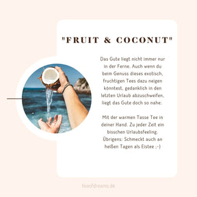 Bio Früchtetee "Fruit & Coconut"-Bio Früchtetee "Fruit & Coconut"