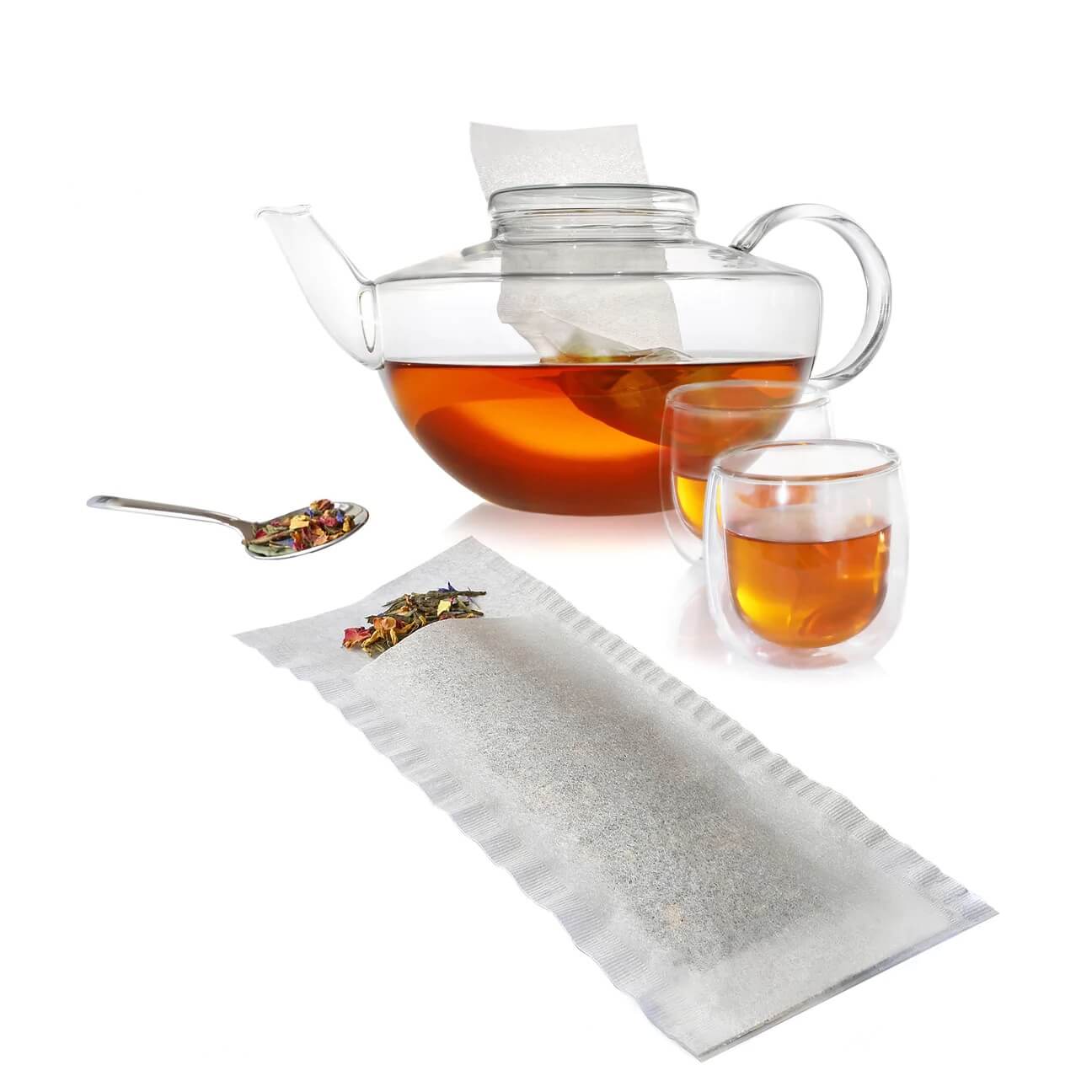 Finum® Teefilter - Größe L - 100 Stk (weiß)