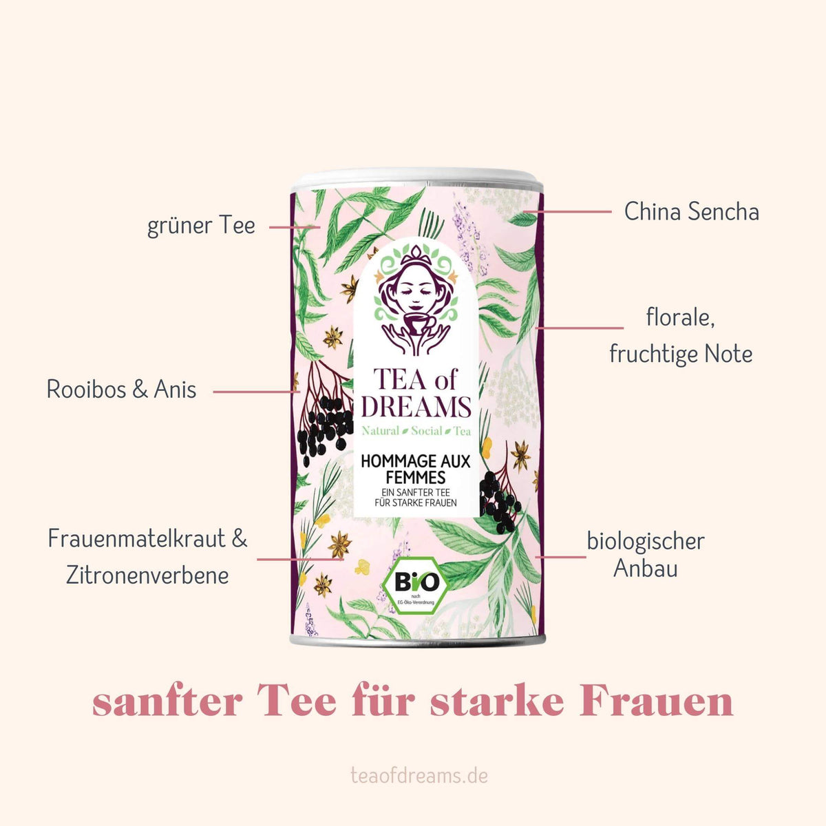 Bio Frauentee "Hommage Aux Femmes" - Bio Frauentee "Hommage Aux Femmes"