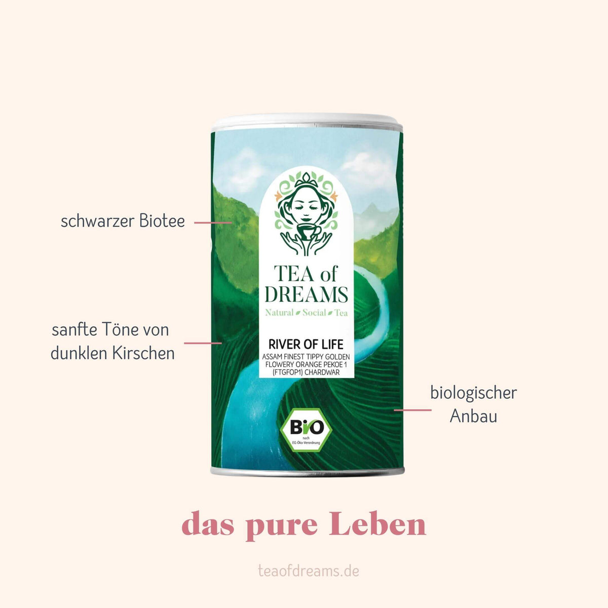 Bio Assam Finest Tippy Golden Flowery Orange Pekoe 1 (FTGFOP1) Chardwar "River of Life" - Bio Assam Finest Tippy Golden Flowery Orange Pekoe 1 (FTGFOP1) Chardwar "River of Life" - Bio Assam Finest Tippy Golden Flowery Orange Pekoe 1 (FTGFOP1) Chardwar "River of Life"