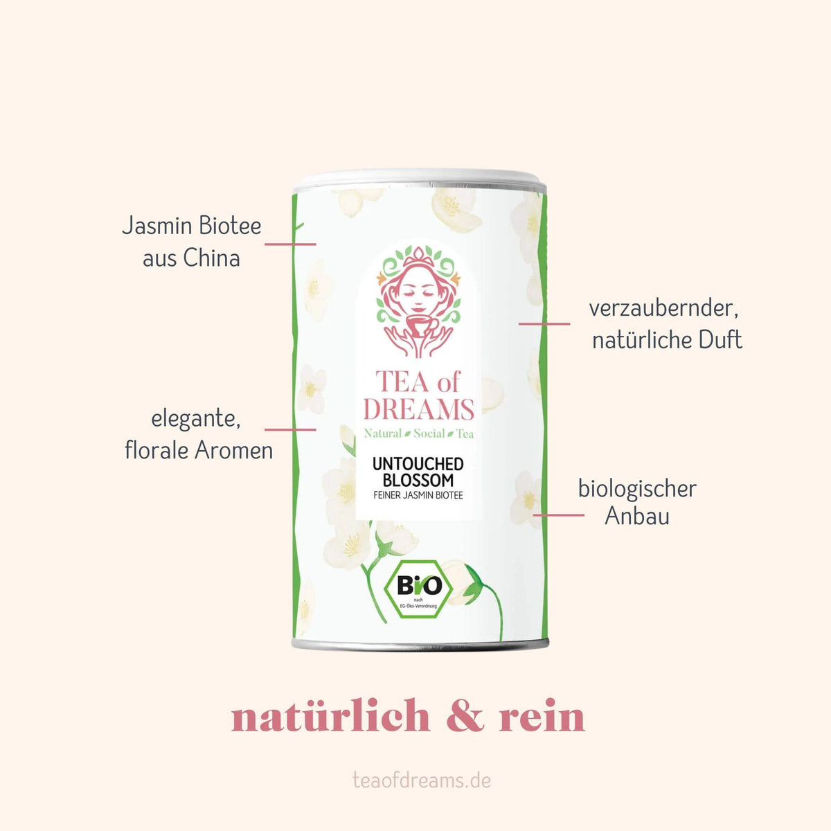 Bio Jasmin aus China "Untouched Blossom" - Bio Jasmin aus China "Untouched Blossom"